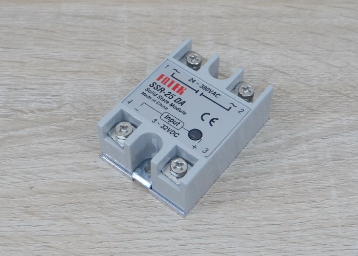 Solid State Relay, SSR-25DA, input 3-32VDC output 24-380VAC, 25A
