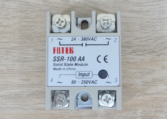Solid State Relay SSR-100AA, 100A (24-380VAC / 80-250VAC)