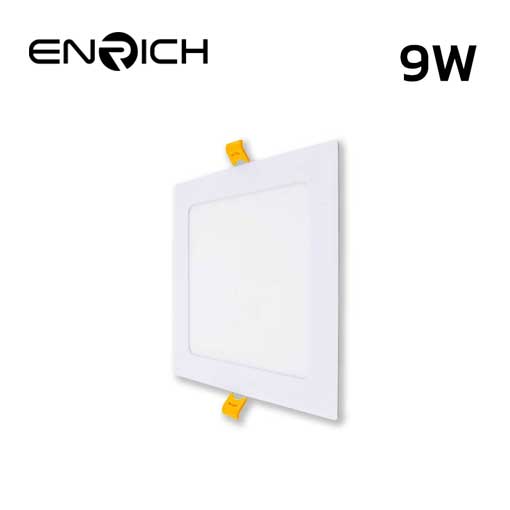ดาวน์ไลท์ LED หน้าเหลี่ยม 9W ENRICH SLIM D