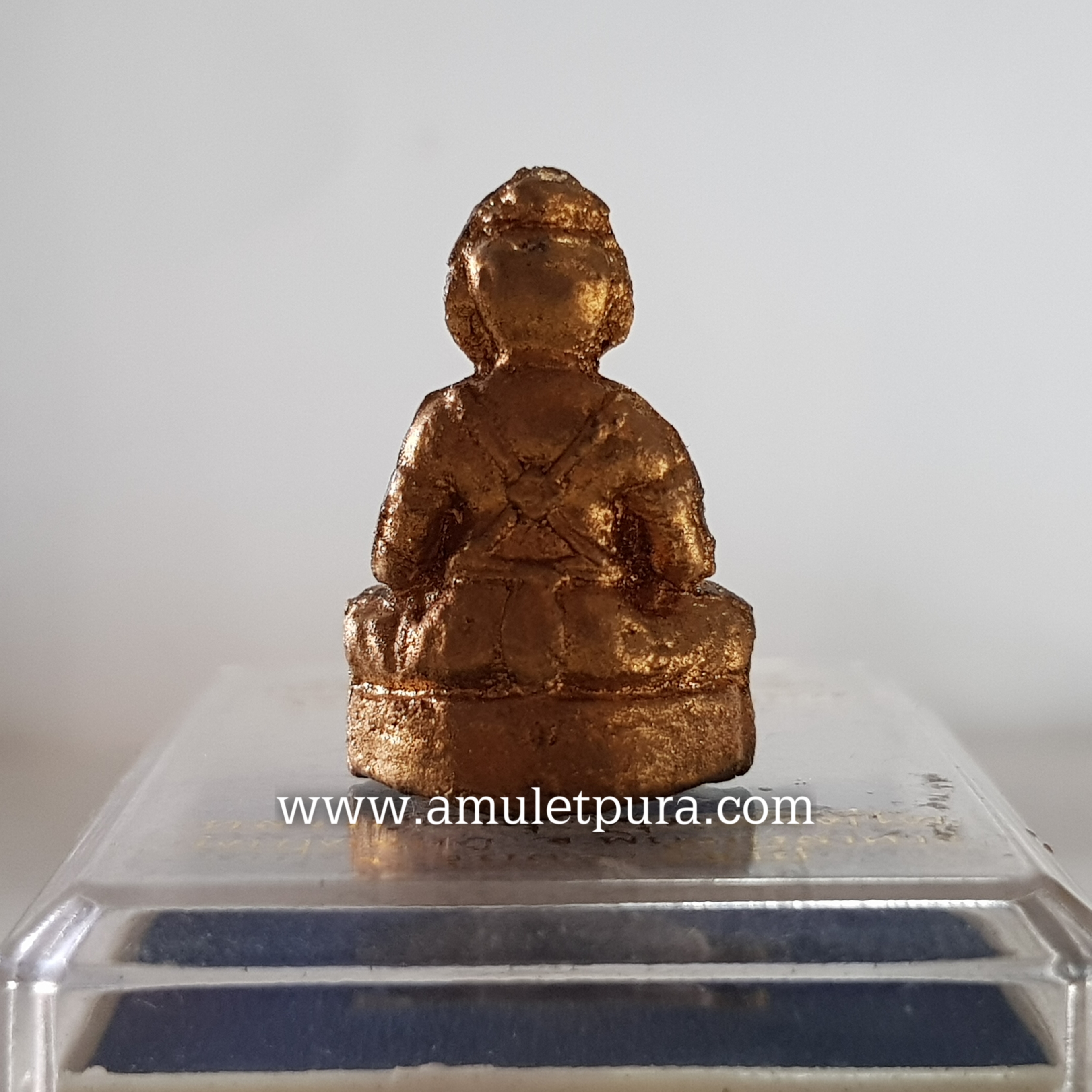 กุมารทองโชคทวี (มวลสารอาถรรพ์เนื้อผงดินเจ็ดป่าช้า ปัดทอง อุดด้วยผงพรายกุมาร) ปี52 หลวงปู่คำบุ วัดกุดชมภู จ.อุบลราชธานี(หมายเลข ๘๗๔)