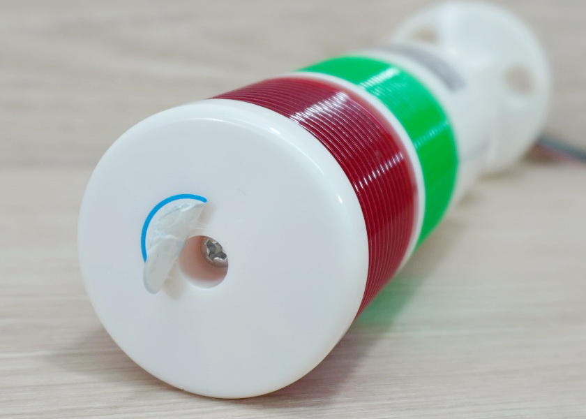 LED 12-24V DC (BEM-X-50-2K-D) Stack Alarm LED Indicator Lamp (Red, Green, มีเสียง กระพริบ)