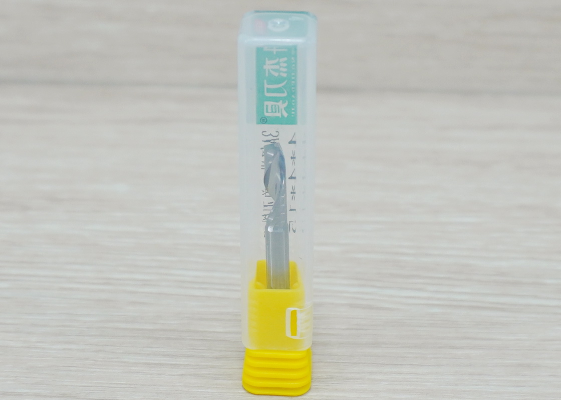 Wood/Acrylic - 4x4x15mm Single Flute Bit Carbide End Mill (SHKxCEDxCEL) เกรด 3A