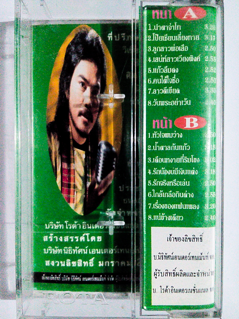 ขายเทปเพลง นิค นิรนาม อัลบั้ม ยอดครู ยอดเพลง 3