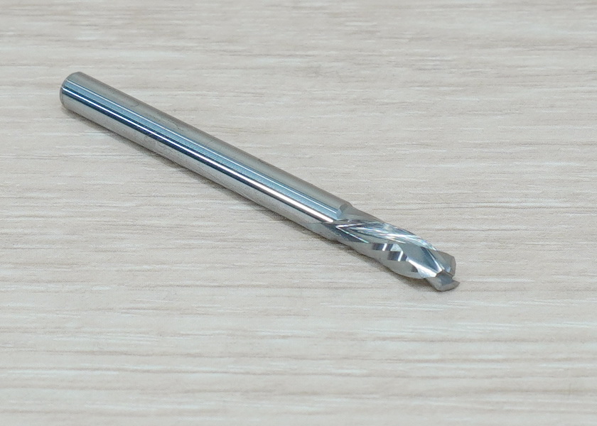 Double-Edged Compound Milling Cutter 4x4x12mm Blade Spiral Carbide เกรด 3A