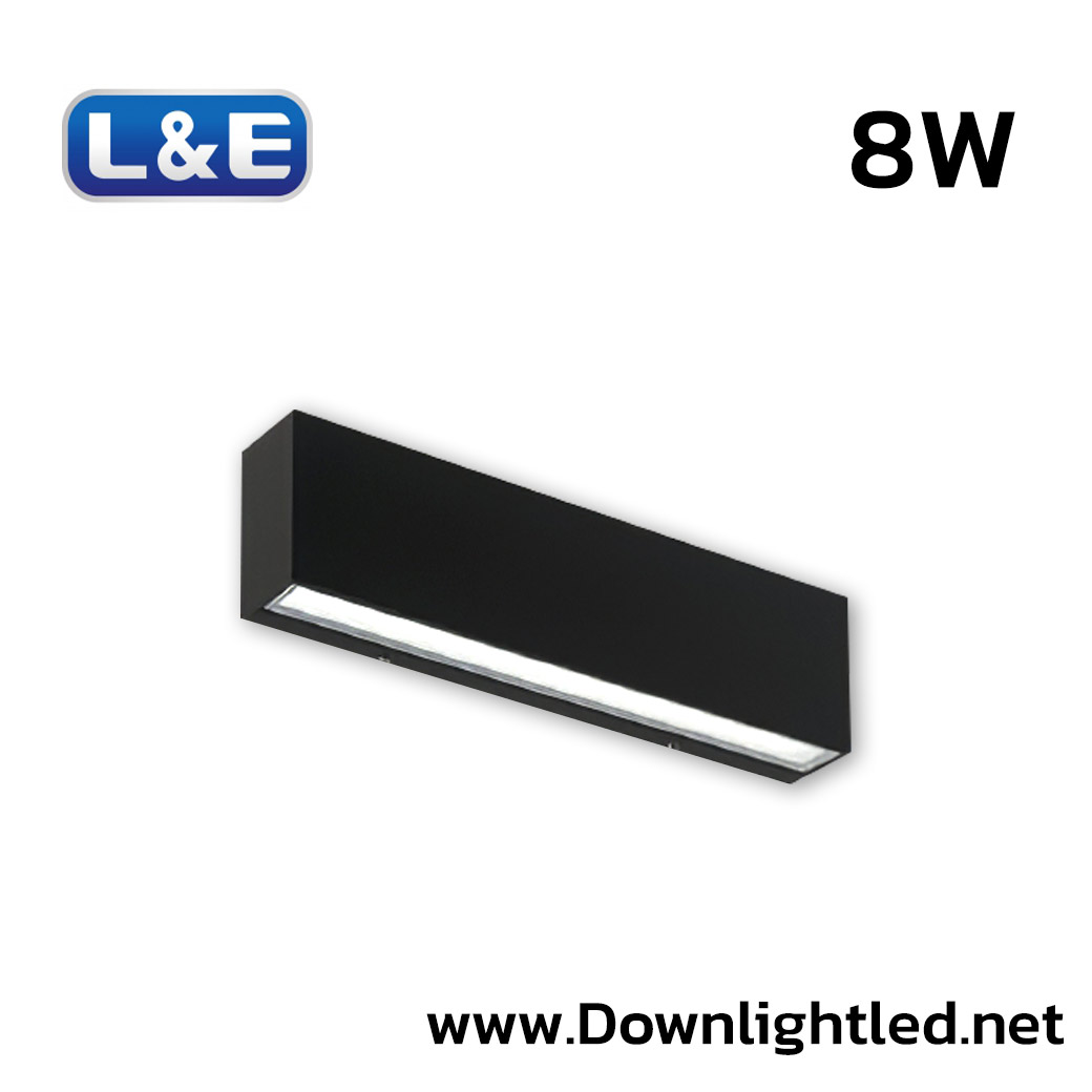 โคมไฟติดผนังภายนอก LED 8W L&E WLL465