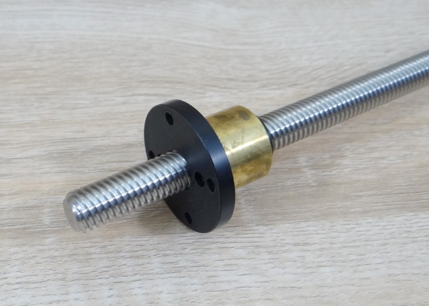 T12 Nut ลดการคลอนสำหรับ Dia 12mm (Lead 2mm) ชนิด POM