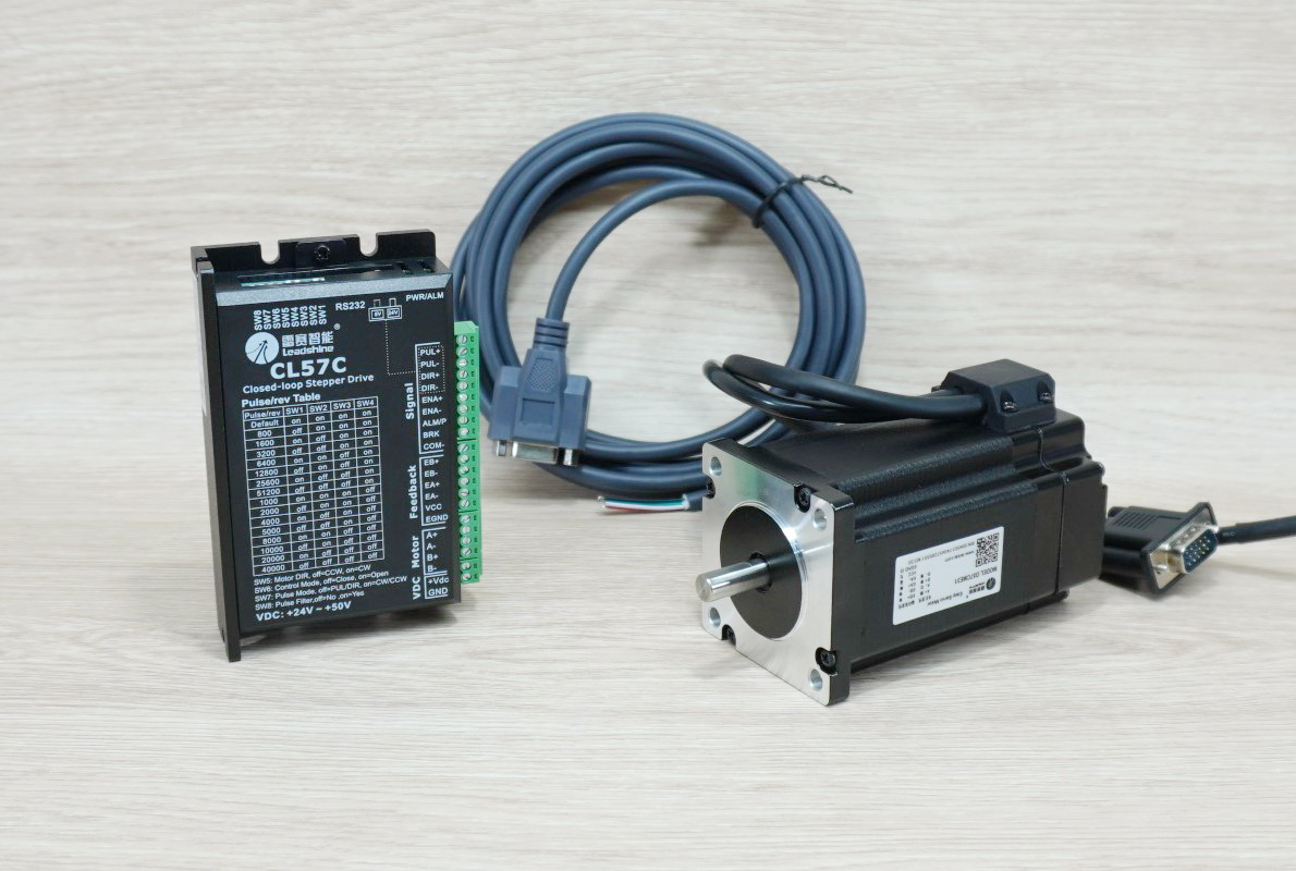 D57CME31 Closed Loop Stepper Motor (Nema 23) แรงบิด 3.1N.m 5A Shaft 8mm + CL57C Driver