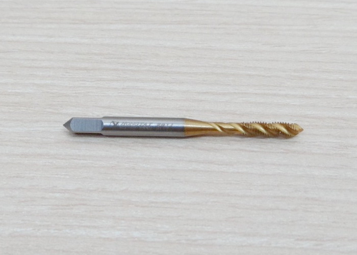 Titanium Coated Thread Tap M3 x 0.5 HSSE Screw Tap