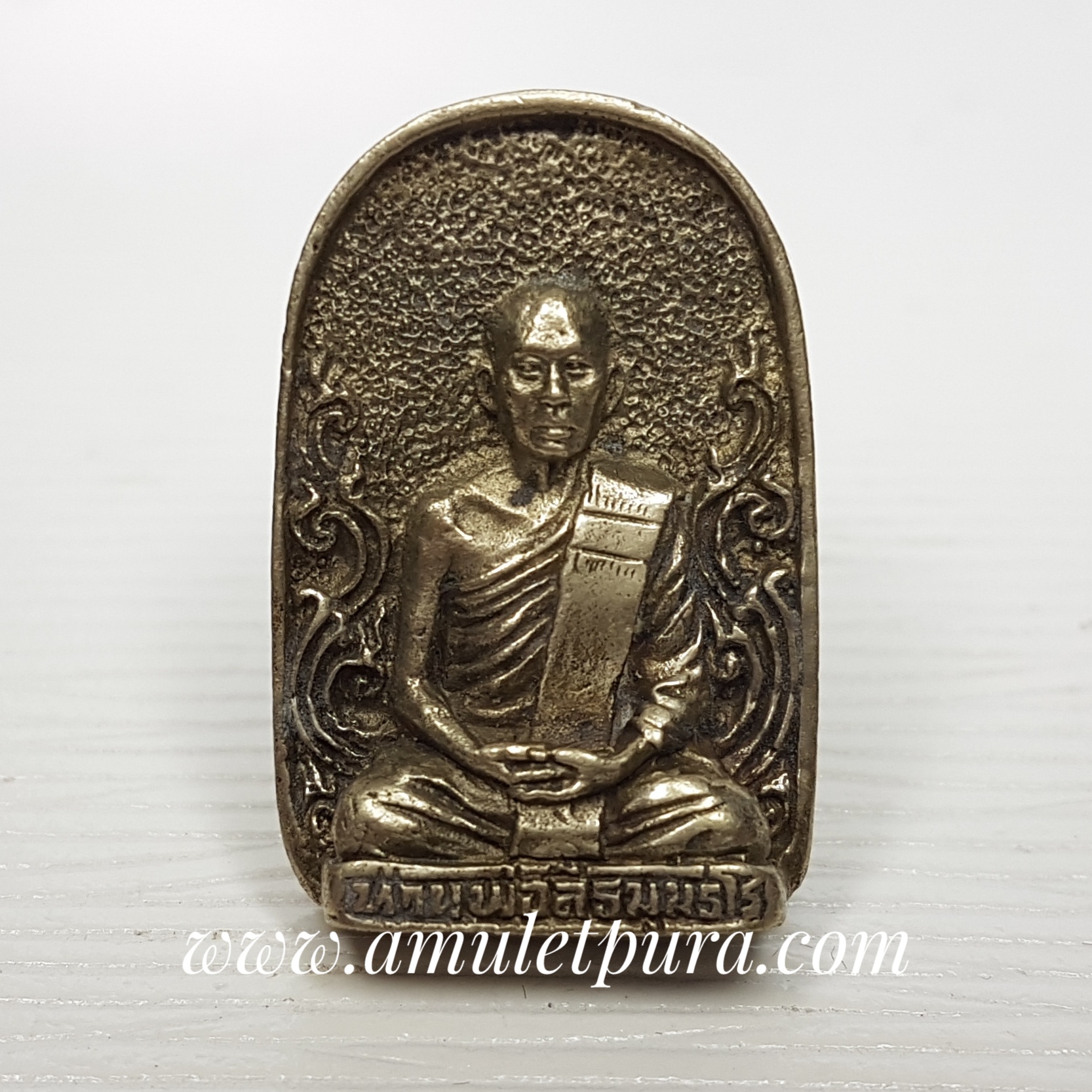 เหรียญหล่อพ่อท่านลี รุ่นสร้างเจดีย์ ปี46 พ่อท่านลี วัดอโศการาม จ.สมุทรปราการ