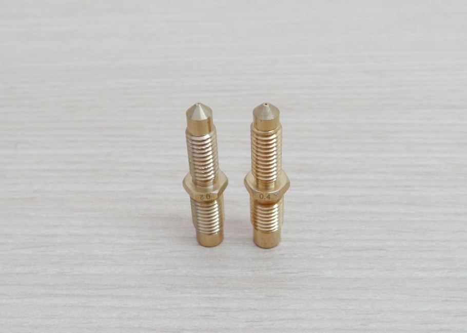 0.4mm V6 Integral Brass Nozzle Throat One