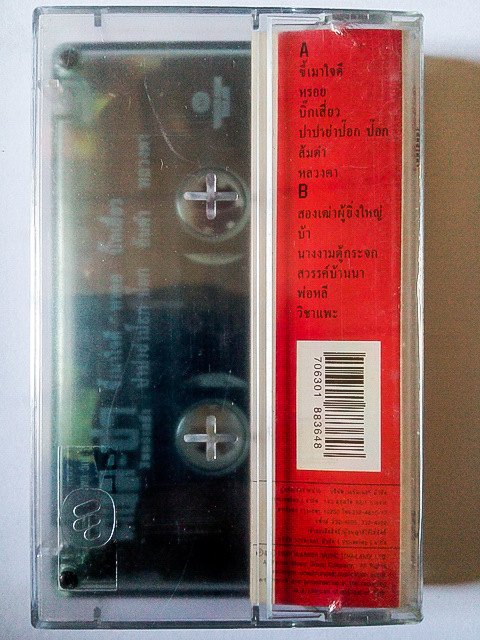 ขายเทปเพลง คาราบาว อัลบั้ม คนละช่า 3 คนสามช่า