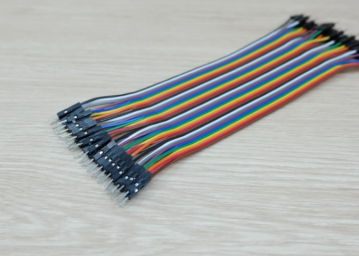 20cm Cable jumper 40P Male-Male (ผู้-ผู้)