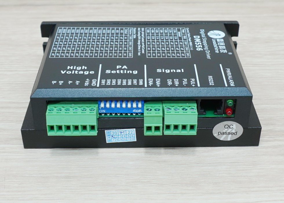 DM556 (Leadshine) Microstep Driver Peak 5.6A, 20-45 VDC 2-phase