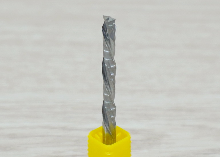 Double-Edged Compound Milling Cutter 4x4x32mm Blade Spiral Carbide เกรด 3A