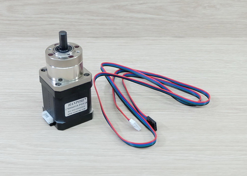 HANPOSE-Planetary Gearbox Ratio 5.18:1 Nema17 Stepper Motor (17HS8401S-PG5.18) - 2.69 N.m