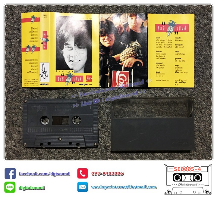 เทปคาสเซ็ท อัสนี - วสันต์ อัลบั้ม สับปะรด