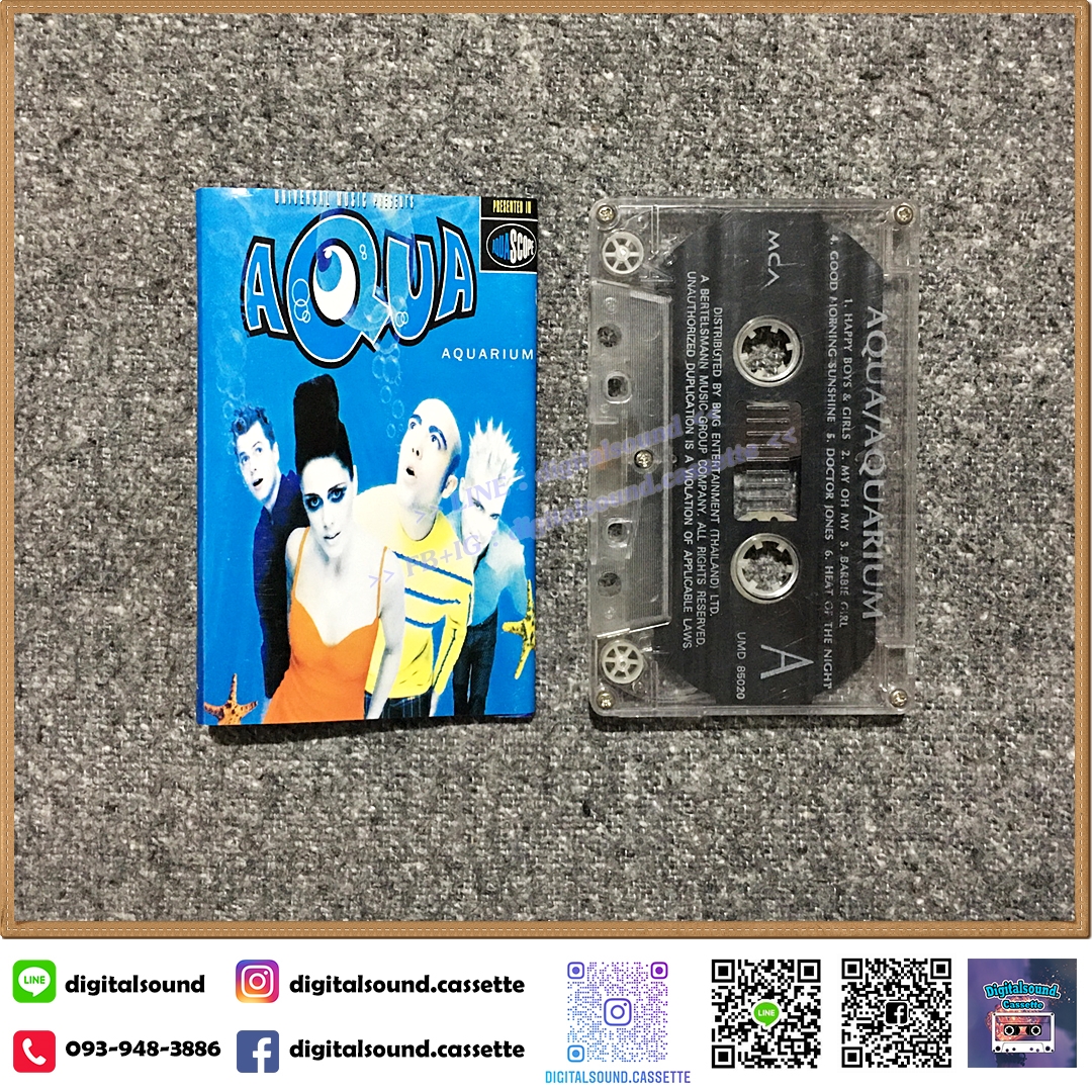 เทปคาสเซ็ท AQUA อัลบั้ม AQUARIUM