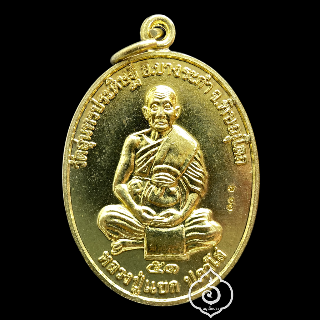 เหรียญสิงห์ป้อนเหยื่อ เนื้อทองเหลือง ปี51 หลวงปู่แขก วัดสุนทรประดิษฐ์ จ.พิษณุโลก (มีโค้ด)