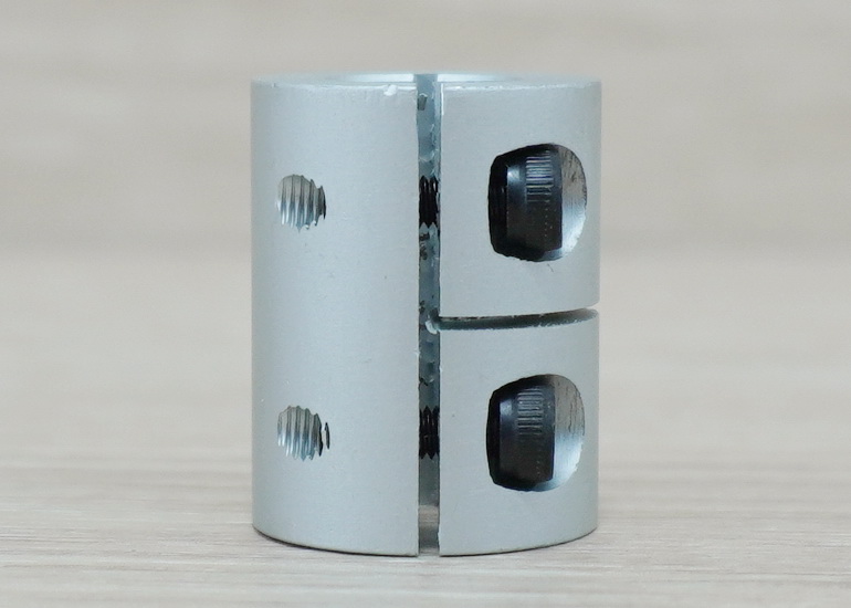 8 x 10 mm SB-Rigid Flexible Shaft Coupling D20 L25 mm (Hex Screw)