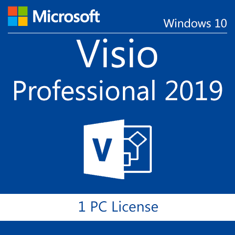Microsoft Visio 2019 ของเเท้ การใช้งาน 1 เครื่อง