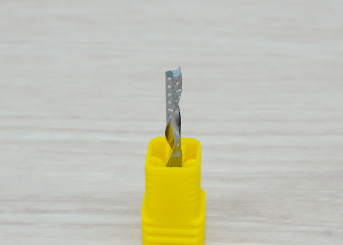 Wood/Acrylic - 3.175x3.175x17mm Single Flute Bit Carbide End Mill (SHKxCEDxCEL) เกรด 3A