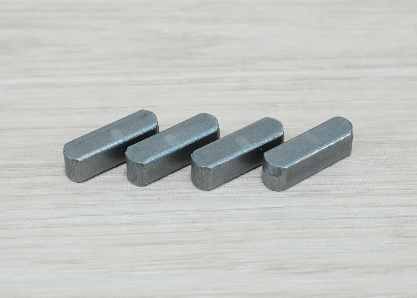 Flat Key Pin 6*6*20 Carbon Steel A-type Round Head Square (แพ็ค 4 ชิ้น)