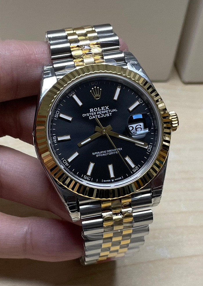 ROLEX DJ 41 MM. YELLOWGOLD VSF