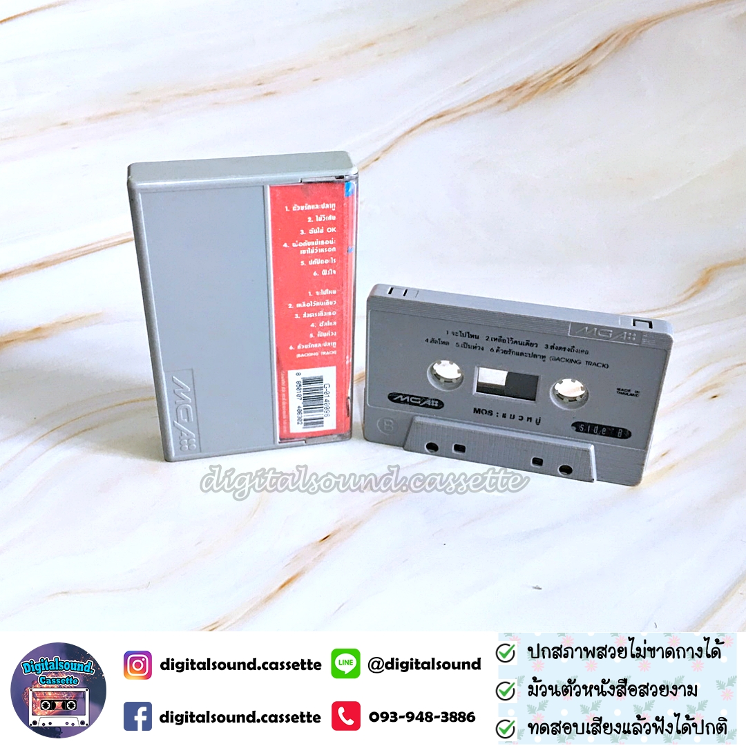 เทปคาสเซ็ท เทปเพลง มอส ปฏิภาณ ปฐวิกานต์ อัลบั้ม Mos แมวหมู่