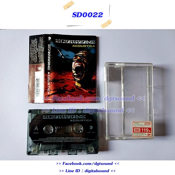 ขายเทปเพลง SCORPIONS อัลบั้ม ACOUSTICA