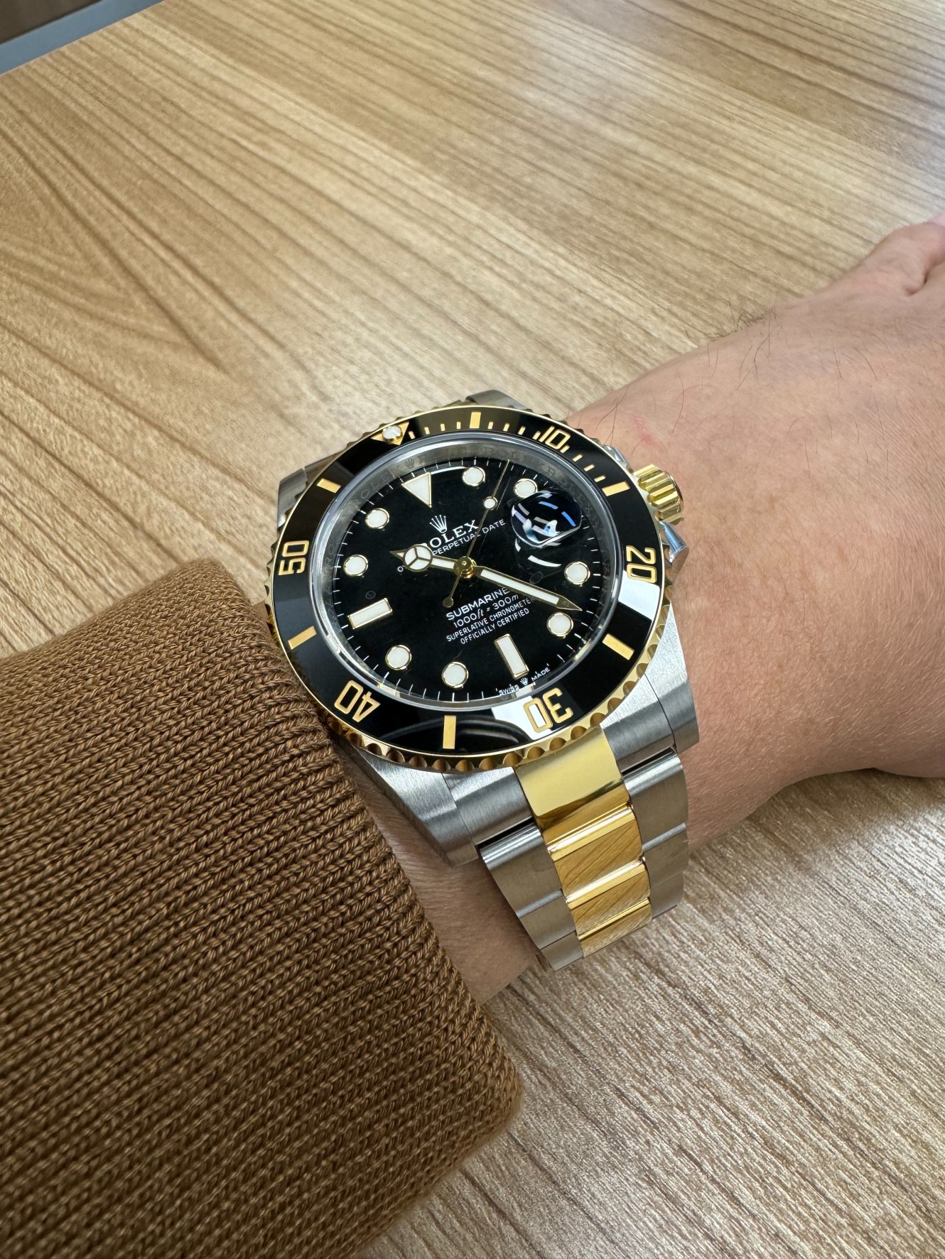 ROLEX SUBMARINER TWO TONE BLACK VSF