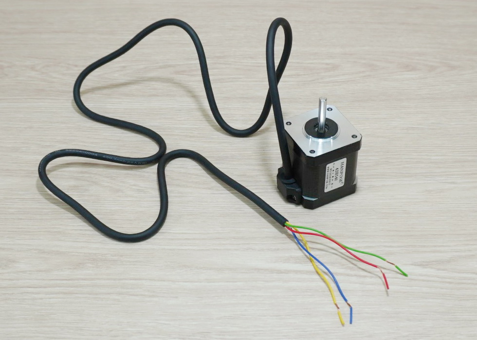 HANPOSE - Stepper Motor (Nema17) แรงบิด 52 N.cm 1.8A (17HS8401S) 1m Cable