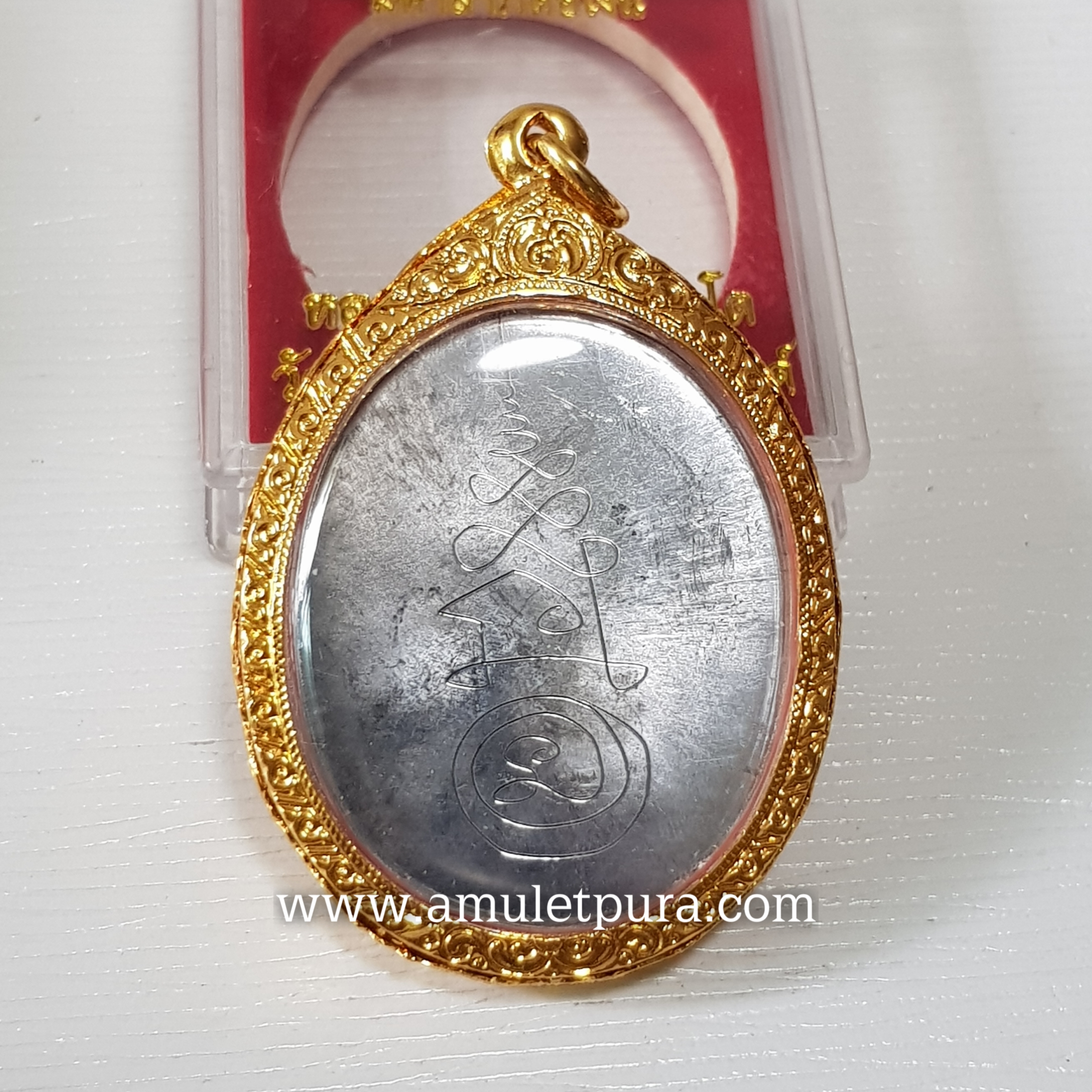 เหรียญนางกวักเรียกทรัพย์มหาลาภต่อเงิน (ชินสังฆวานร) หลวงปู่เช้า วัดห้วยลำใย จ.นครสวรรค์ (หลังจารมือ)