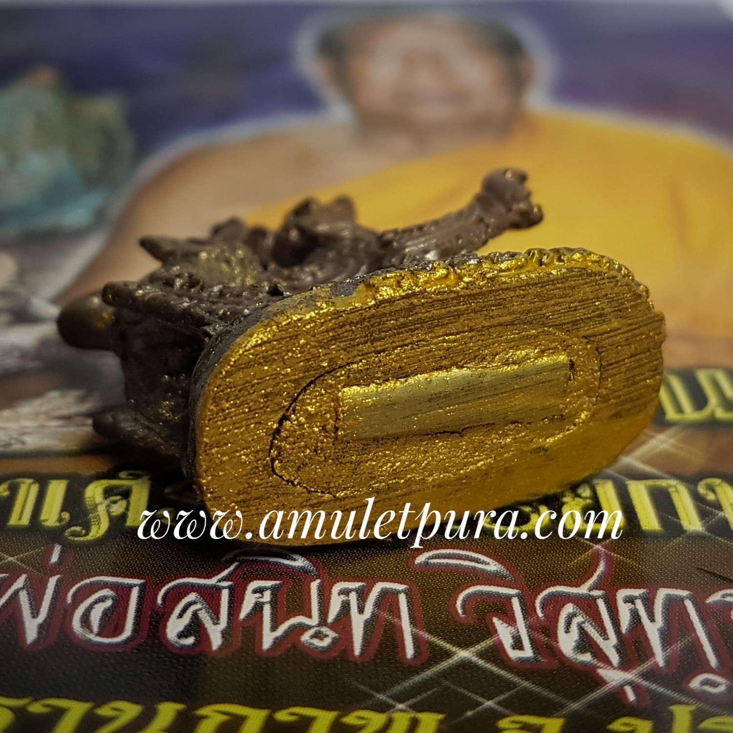 พญาคชสีห์เรียกทรัพย์(ฝาบาตรขอมโบราณ)ปี54 หลวงพ่อสนิท วัดพุทธานุภาพ จ.ปราจีนบุรี