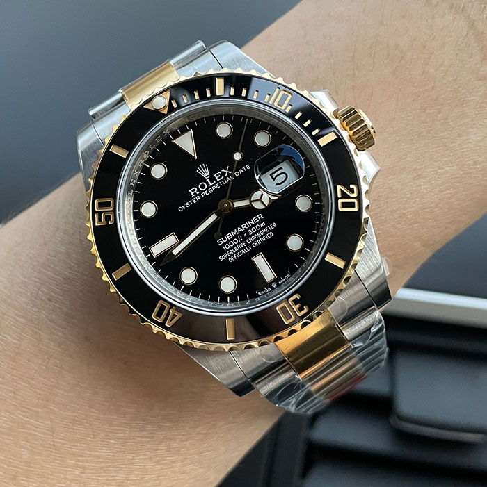 ROLEX SUBMARINER TWO TONE BLACK VSF