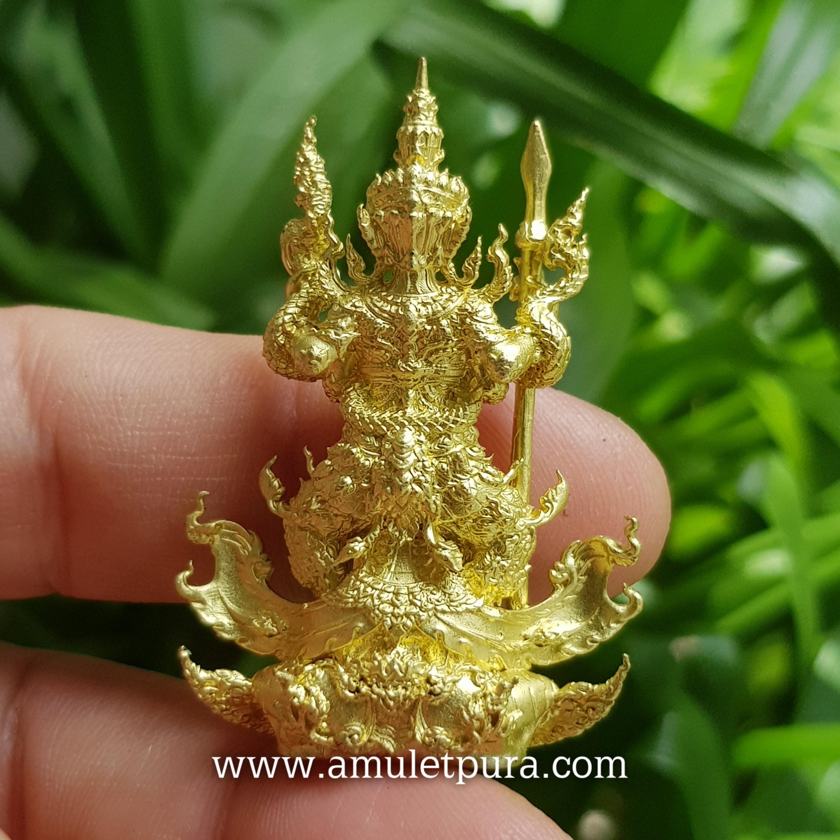 ท้าวเวสสุวรรณ รุ่นมหาอำนาจ (กรรมการ ทองระฆังโบราณยิงทราย) ปี63 หลวงปู่พวง วัดเทพนรสิงห์ จ.บุรีรัมย์ (มีโค้ด หมายเลข117)