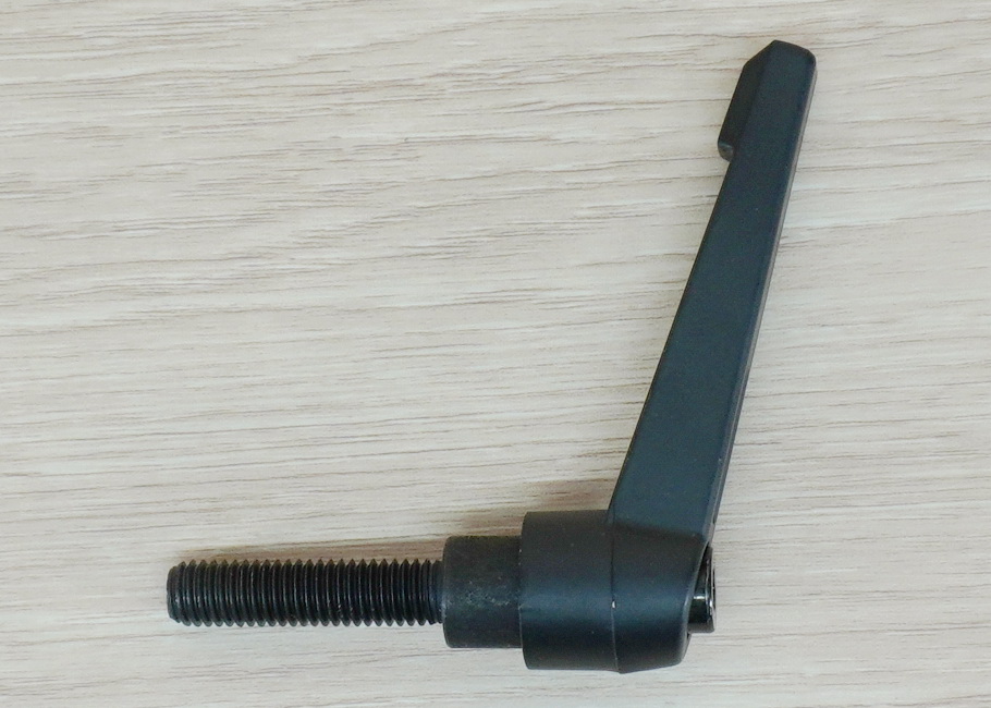 M8 x 50mm Metal Knob Adjustable Handle Lever Grip Black
