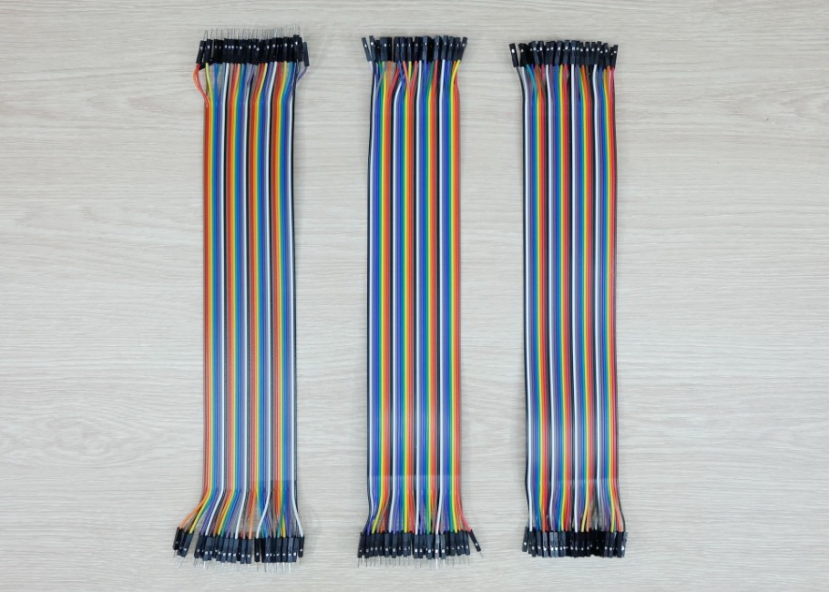 30cm Cable jumper 40P Male-Female (ผู้-เมีย)