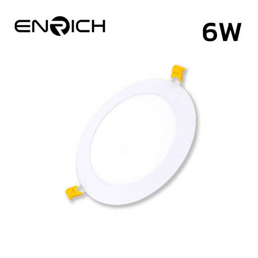 ดาวน์ไลท์ LED หน้ากลม 6W ENRICH SLIM D