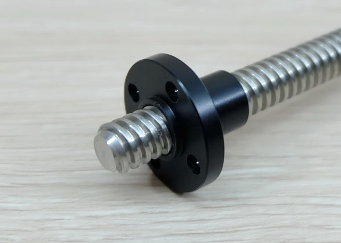 POM Nut for T8 Screw Lead 4mm (ลื่น,แรงเสียดทานต่ำ)