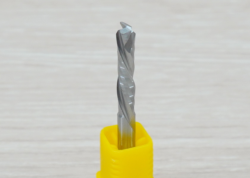 Double-Edged Compound Milling Cutter 4x4x22mm Blade Spiral Carbide เกรด 3A