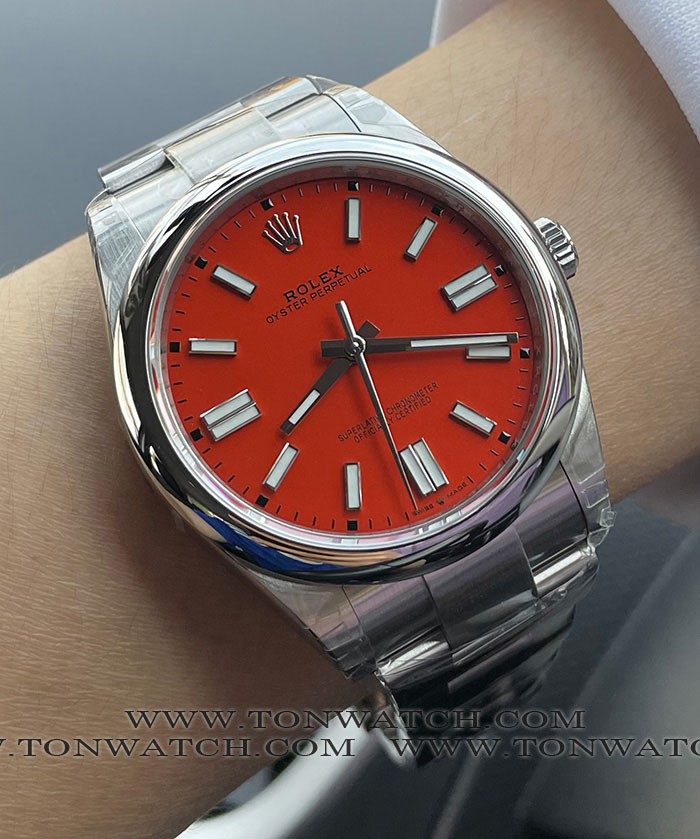 ROLEX OP41RED VSF 41 MM.