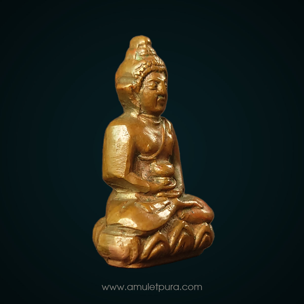 พระกริ่งกรมการรักษาดินแดน (กริ่ง ร.ด.) เนื้อทองเหลือง ปี13 เจ้าคุณนรฯ วัดเทพศิรินทร์ อธิษฐานจิต (ตอกโค้ด ดาบไขว้ที่ใต้ฐาน กริ่งดัง)