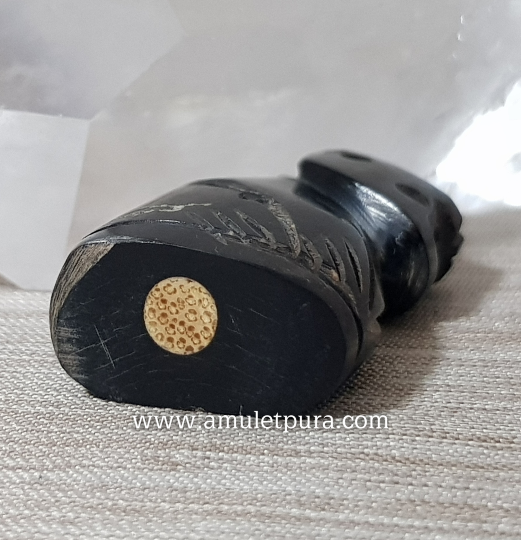 เสือเขาควายแกะอุดกริ่ง(พิมพ์จัมโบ้ จารครบสูตร)ตัวที่ 1 รุ่นไตรมาส ปี44 หลวงพ่อเปิ่น วัดบางพระ จ.นครปฐม