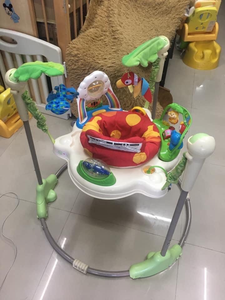 Fisher-Price จั๊มเปอร์ Fisher-Price รุ่น Rainforest Jumperoo สภาพสวย 90%