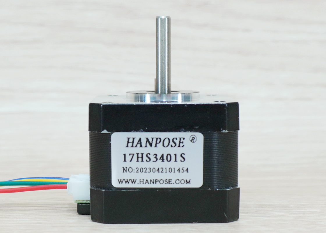 HANPOSE - Stepper Motor (Nema17) แรงบิด 28 N.cm 1.3A (17HS3401S) Black End