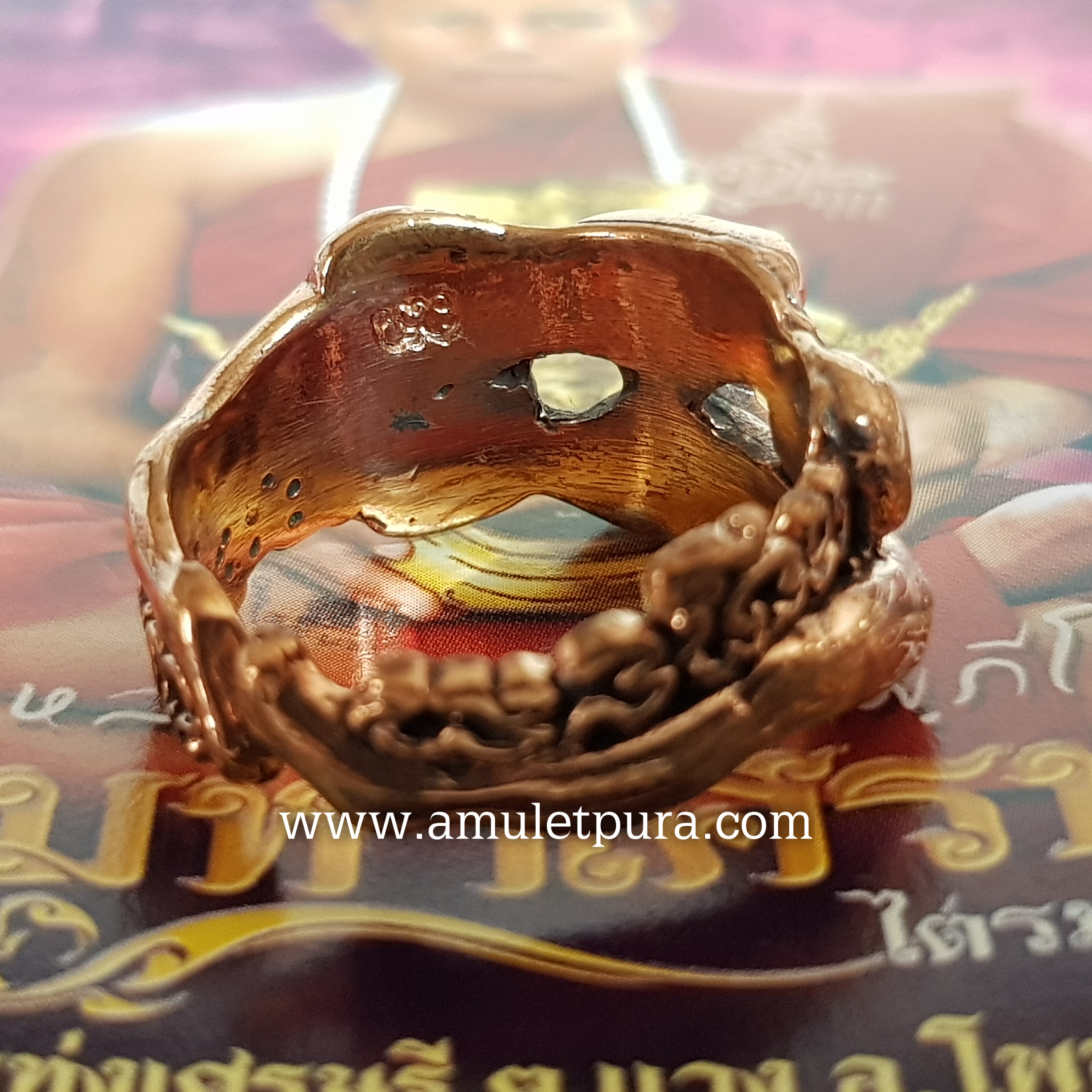 แหวนอิ้นคู่สะรัยคะเนีย(แหวนอิ้นรักกัน)ทองเทวา รุ่นมหาเศรษฐี ไตรมาส51 หลวงปู่เณร วัดบ้านเกษตรทุ่งเศรษฐี จ.ร้อยเอ็ด