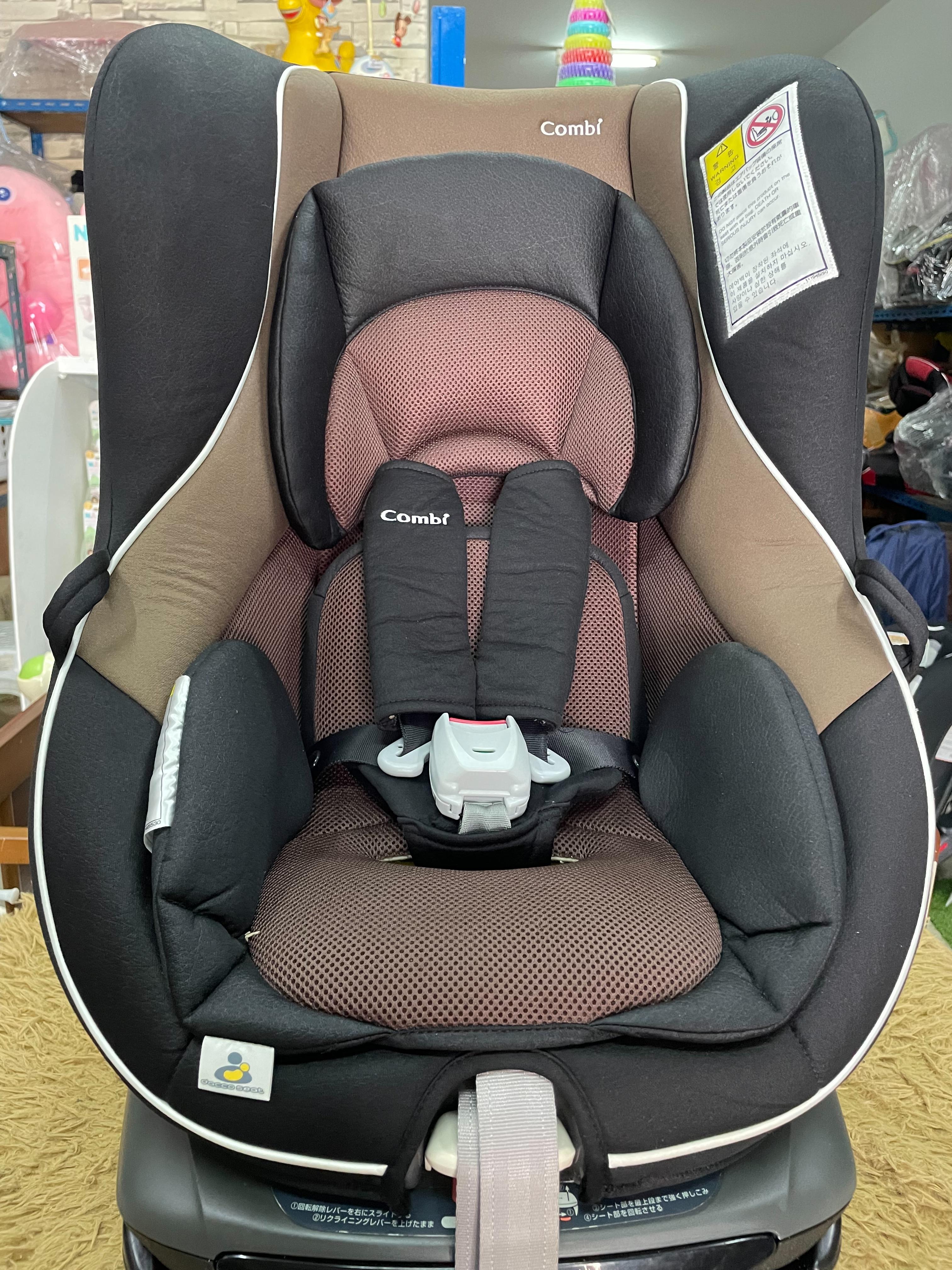 Combi คาร์ซีท Combi รุ่น Luxtia Turn Eg(White Label) สภาพสวย 90% พร้อมซัพพอทแท้ครบชุด