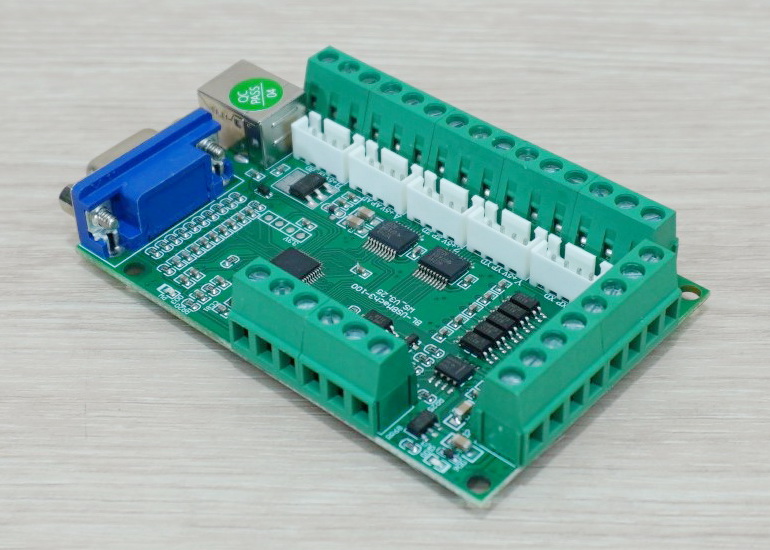 5-Axis USB V3.25 CNC Breakout Board 100KHz for MACH3 + สาย USB-1.35M