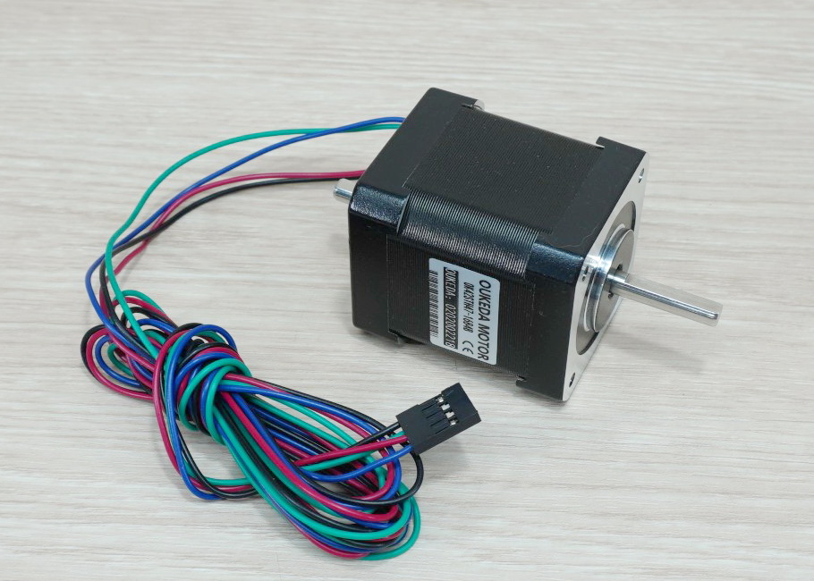 OUKEDA-Dual shaft (NEMA17) Stepper Motor แรงบิด 44 N.cm 1.68A (OK42STH47-1684B)