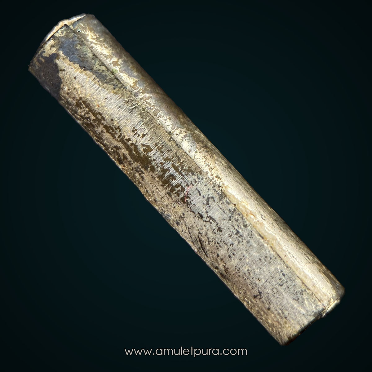 ตะกรุดปัญญาไว (ตะกรุดเงินอุดผง) ปี54 หลวงปู่ยวง วัดหน้าต่างใน จ.พระนครศรีอยุธยา (มีโค้ด)